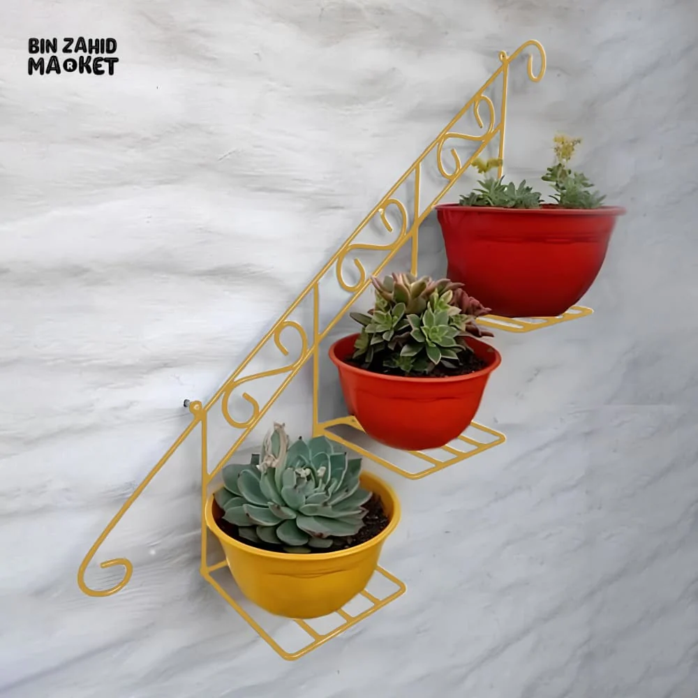 STAIRCASE FLORAL DISPLAY WALL BASKET - Image 6