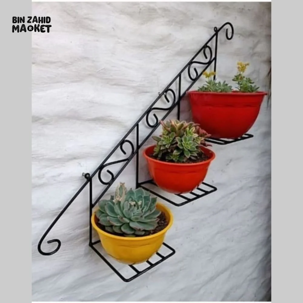 STAIRCASE FLORAL DISPLAY WALL BASKET - Image 7