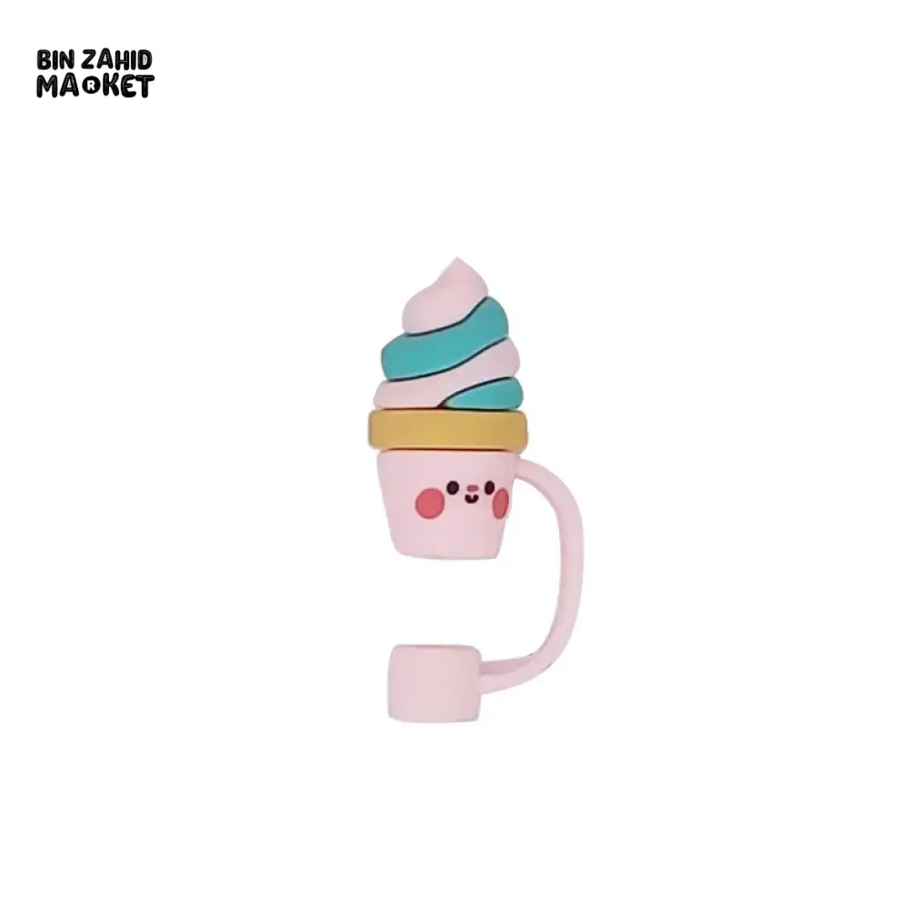 STRAW COVER FOR STANLEY - CUTE ICE CREAM CUP STRAW COVER - Image 2