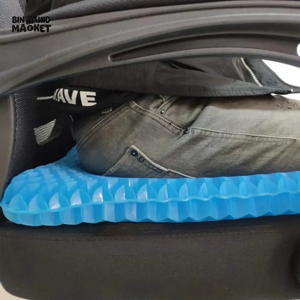 SUMMER GEL SEAT CUSHION BREATHABLE HONEYCOMB DESIGN FOR PRESSURE RELIEF BACK TAILBONE PAIN HOME OFFICE CHAIR CARS WHEELCHAIR - Image 11