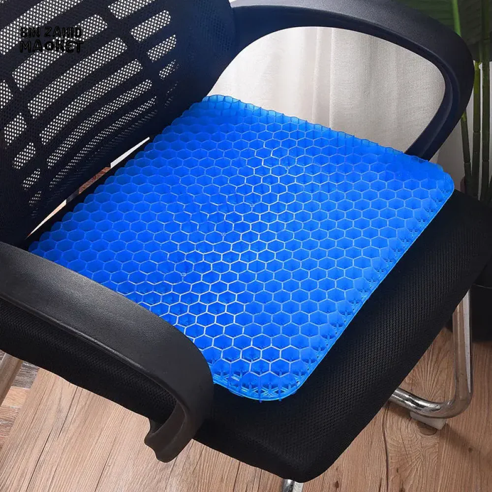 SUMMER GEL SEAT CUSHION BREATHABLE HONEYCOMB DESIGN FOR PRESSURE RELIEF BACK TAILBONE PAIN HOME OFFICE CHAIR CARS WHEELCHAIR - Image 14