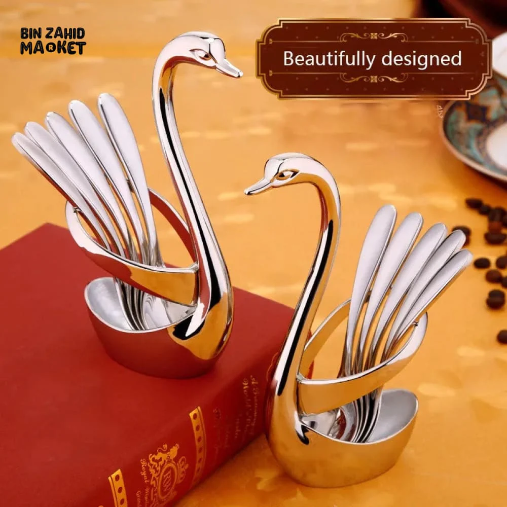 SWAN SHAPED CUTLERY HOLDER - Image 4