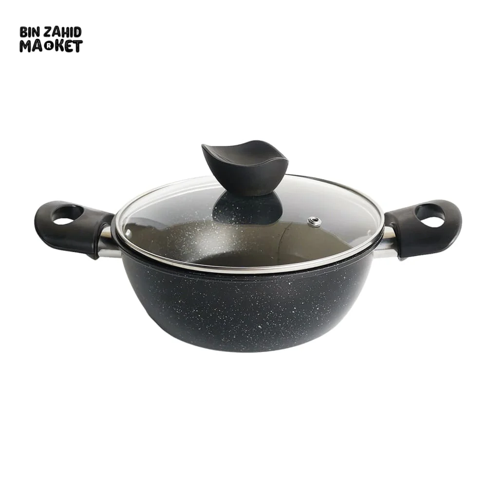 SYNMORE GRANITE COATING COOKING POT – NON-STICK DURABLE SCRATCH-RESISTANT EASY TO CLEAN KITCHEN COOKWARE - Image 6
