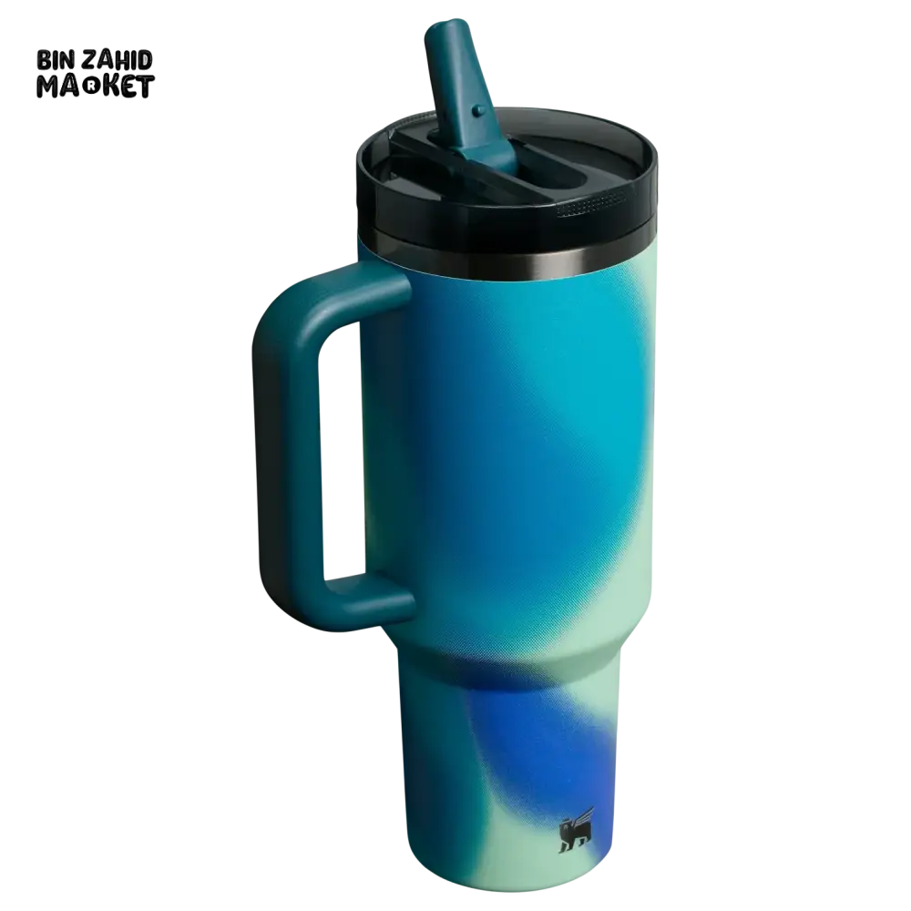 THE NEW FREQUENCY QUENCHER PROTOUR FLIP STRAW TUMBLER 40OZ - COASTAL TEAL MOTION - Image 2