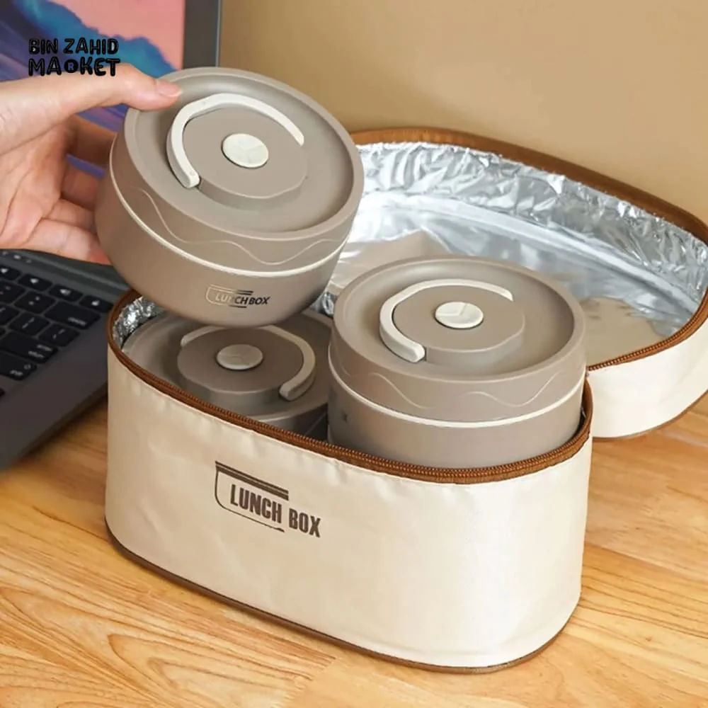 MEAL BAG THERMAL LUNCH BOXES WITH INSULATION BAG – PREMIUM SUS304 STAINLESS STEEL - Image 8
