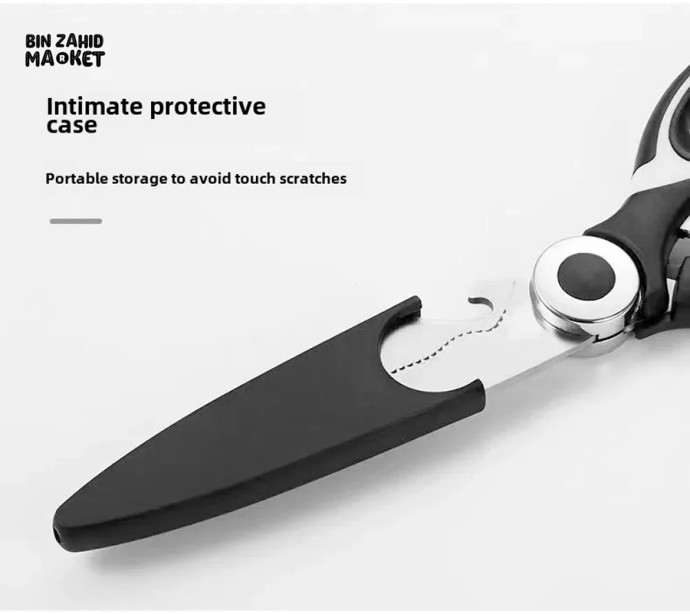 THICKENED KITCHEN SCISSORS – STRONG SHARP & MULTIFUNCTIONAL BONE CUTTER - Image 8