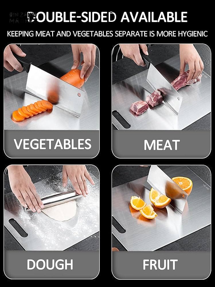 TITANWARE TITANIUM CUTTING BOARD | PREMIUM KITCHEN BOARD FOR MEAT & VEGGIES - Image 10