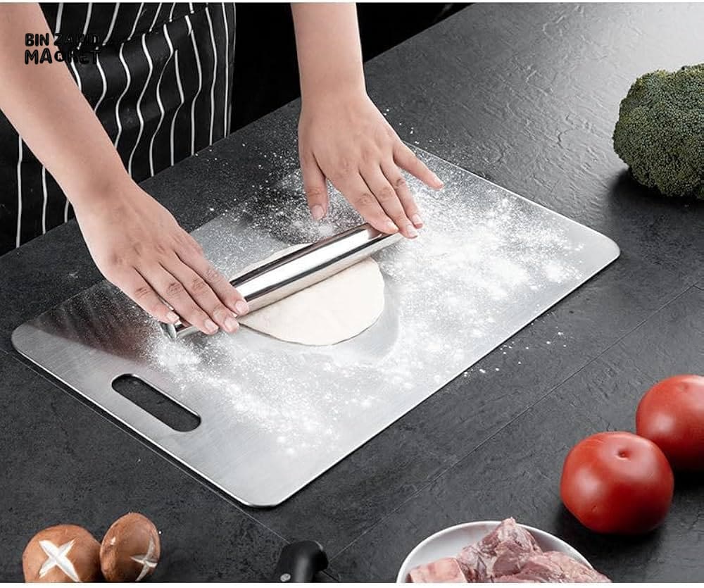 TITANWARE TITANIUM CUTTING BOARD | PREMIUM KITCHEN BOARD FOR MEAT & VEGGIES - Image 3