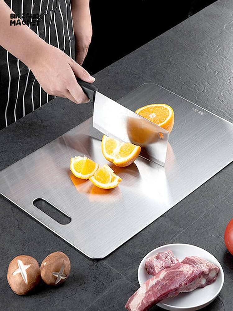 TITANWARE TITANIUM CUTTING BOARD | PREMIUM KITCHEN BOARD FOR MEAT & VEGGIES - Image 8