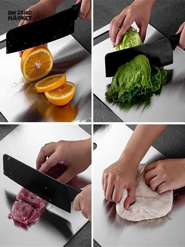 TITANWARE TITANIUM CUTTING BOARD | PREMIUM KITCHEN BOARD FOR MEAT & VEGGIES - Image 9