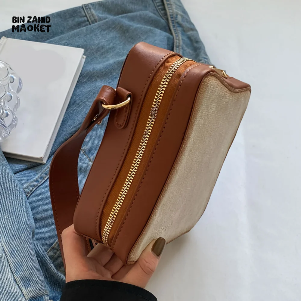 TOAST BREAD & FRIED EGG CROSSBODY BAG | QUIRKY ZIPPER SHOULDER BAG WITH FUN DESIGN CUTE & STYLISH EVERYDAY ACCESSORY - Image 3