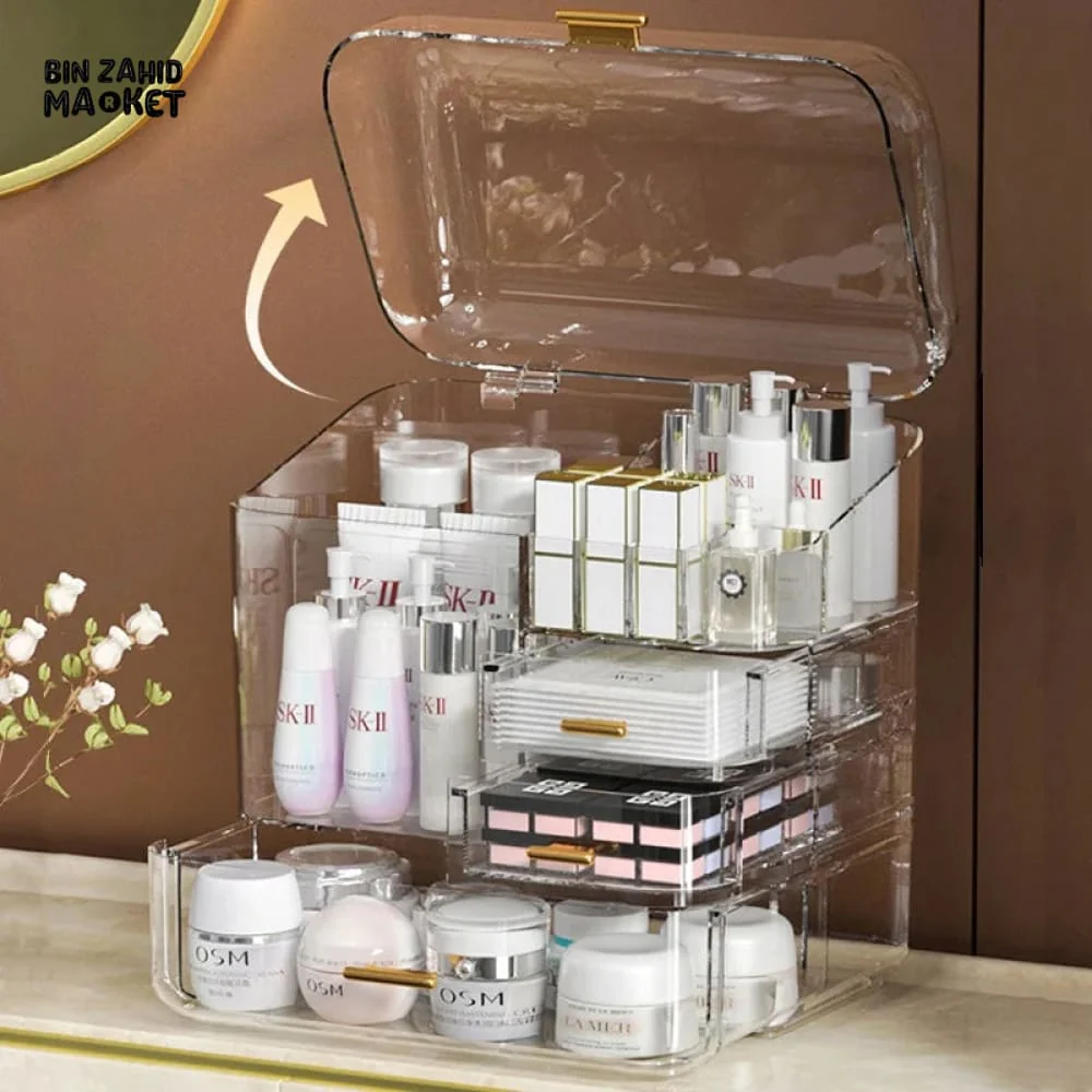 TRANSPARENT MULTI LAYER COSMETIC ORGANIZER - Image 3