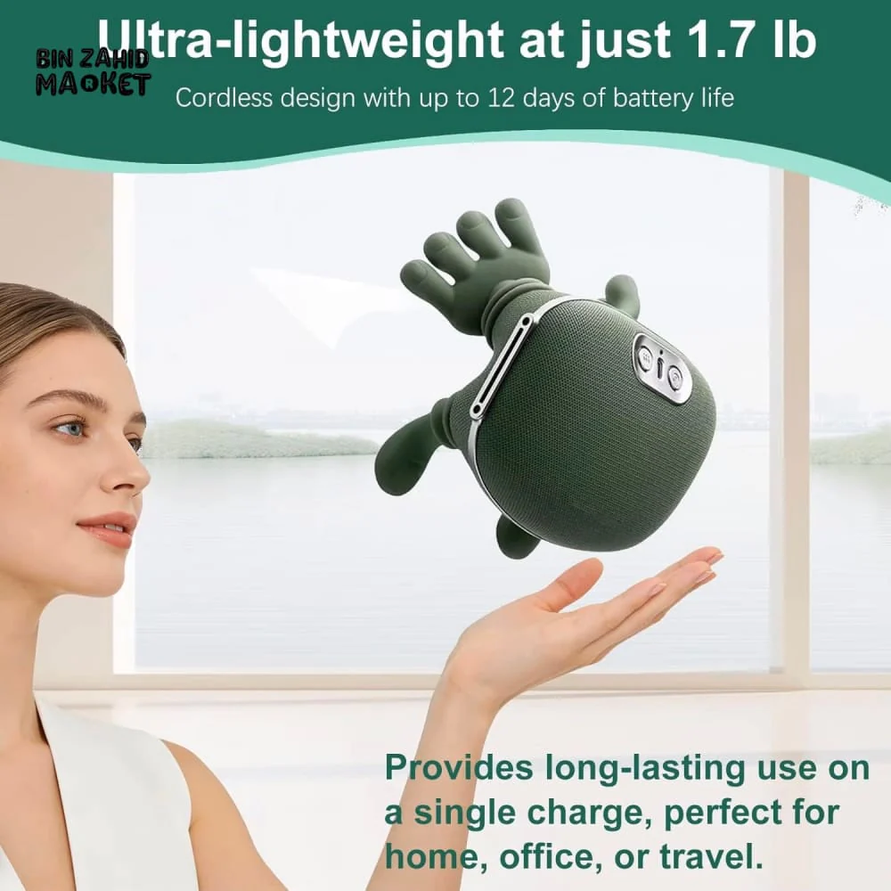 TRAPEZIUS NECK & SHOULDER MASSAGER WITH HEAT – MULTIFUNCTIONAL HOME KNEADING DEVICE - Image 5