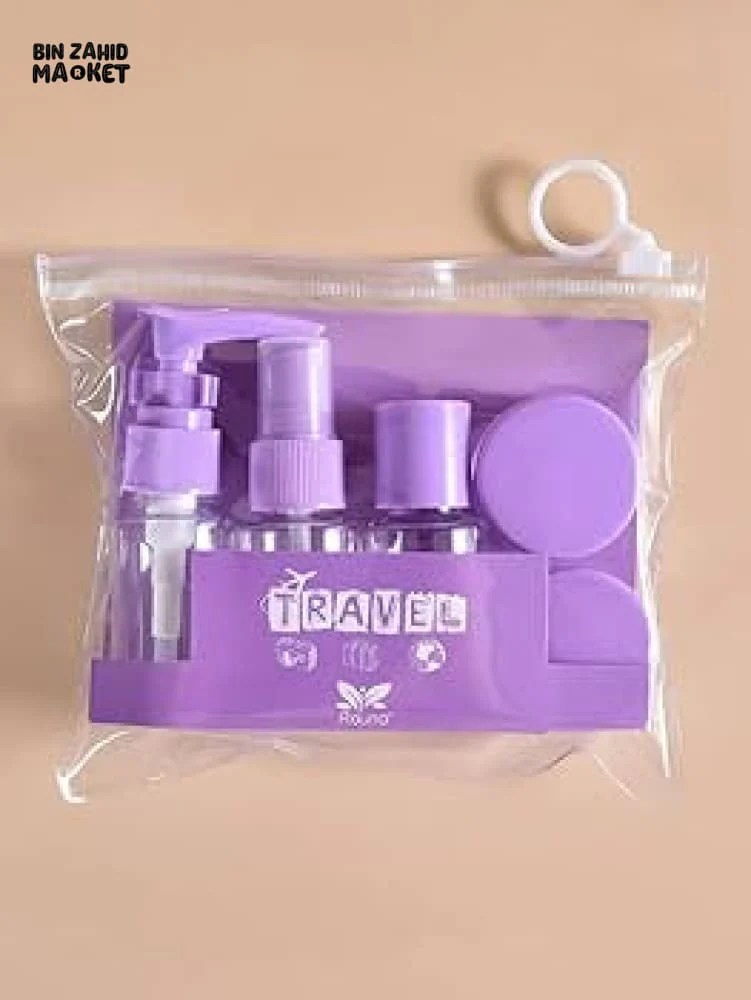 TRAVEL BOTTLES SET OF 6 | MINI COSMETIC CONTAINERS FOR WOMEN | MULTICOLOR