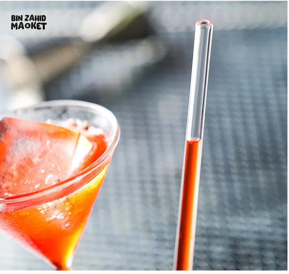 TRENDY & AESTHETIC GLASS FOR MOCKTAILS COCKTAILS & PARTIES - SPIRAL STRAW COCKTAIL GLASS - Image 4