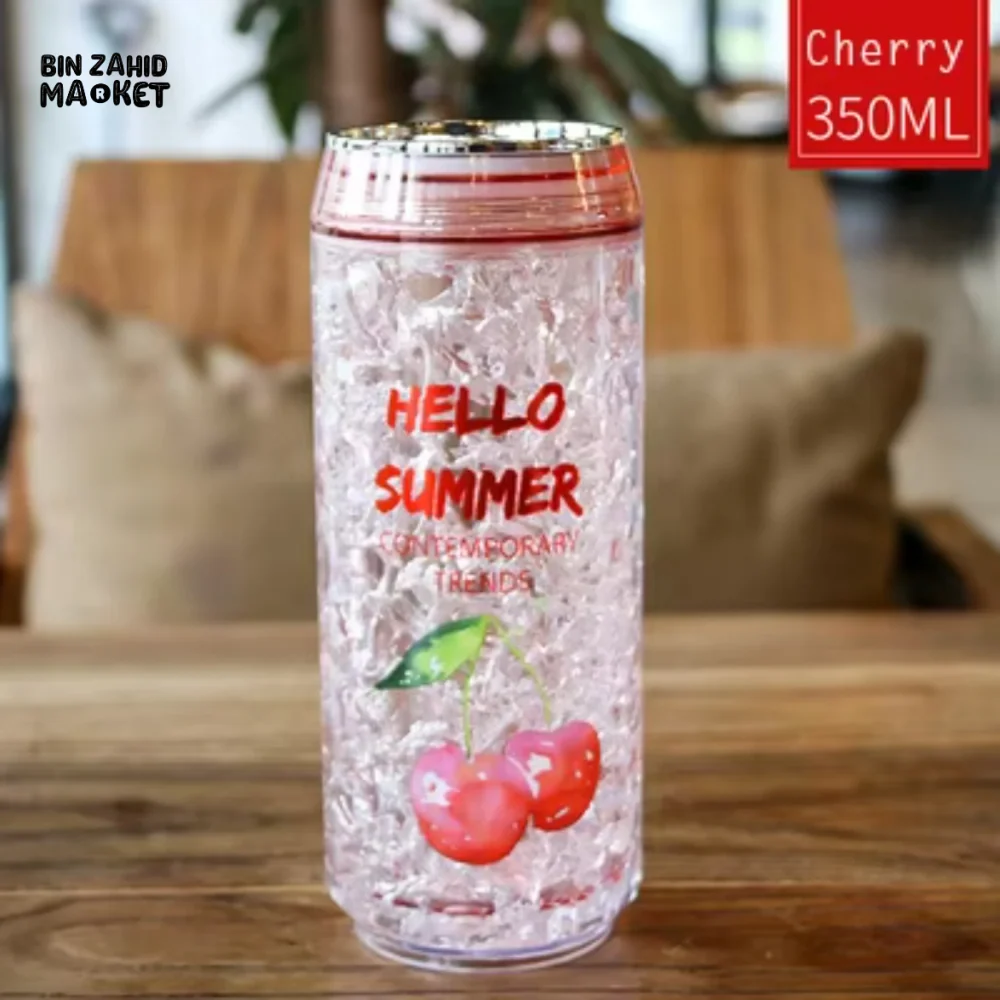 TRENDY CAN-SHAPED ICE CUP – KAWAII SUMMER WATER BOTTLE WITH LID LEAK-PROOF PERFECT FOR OUTDOOR SPORTS - Image 10