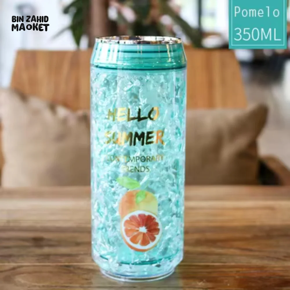 TRENDY CAN-SHAPED ICE CUP – KAWAII SUMMER WATER BOTTLE WITH LID LEAK-PROOF PERFECT FOR OUTDOOR SPORTS - Image 8