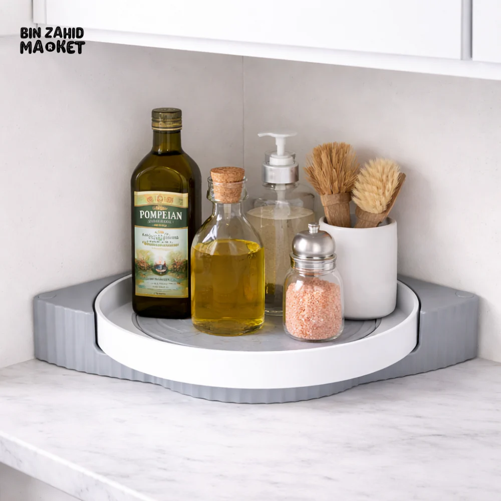 TRIANGLE ROTATING CORNER SHELF