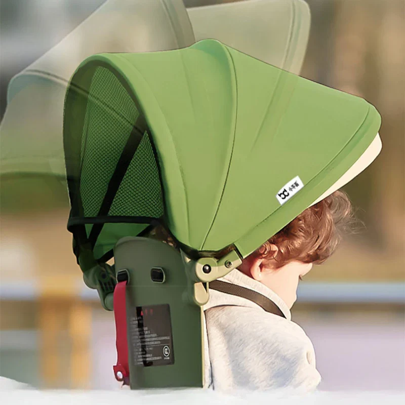 TWO-WAY REVERSIBLE FOLDABLE HIGH-VIEW STROLLER | MULTIFUNCTIONAL SIT & RECLINE TRAVEL BUGGY FOR BABIES - Image 5