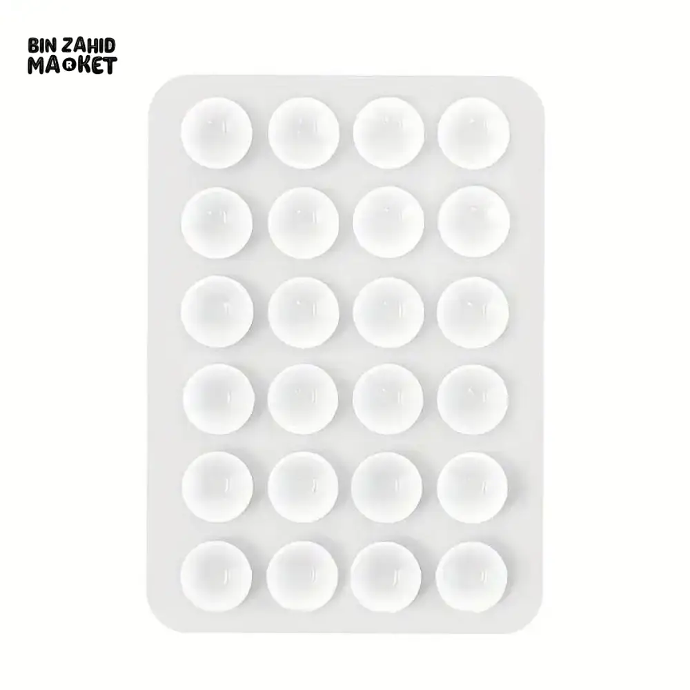 UNIVERSAL SUCTION PHONE MAT — STRONG GRIP WALL & BACK STICKER - Image 10