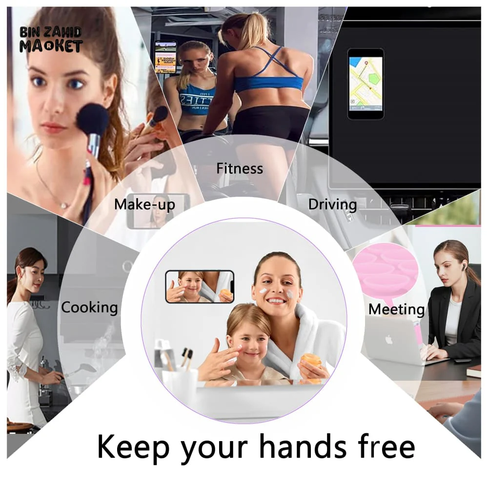 UNIVERSAL SUCTION PHONE MAT — STRONG GRIP WALL & BACK STICKER - Image 15