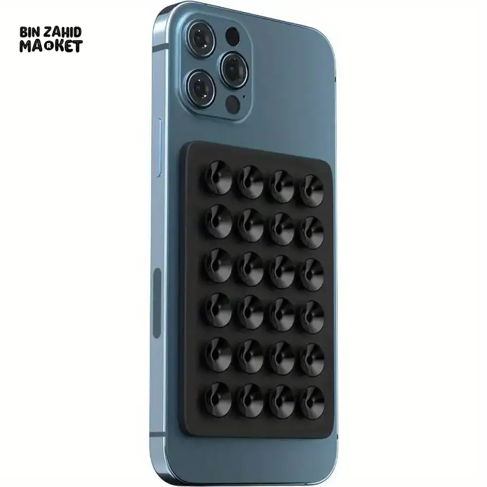 UNIVERSAL SUCTION PHONE MAT — STRONG GRIP WALL & BACK STICKER - Image 5