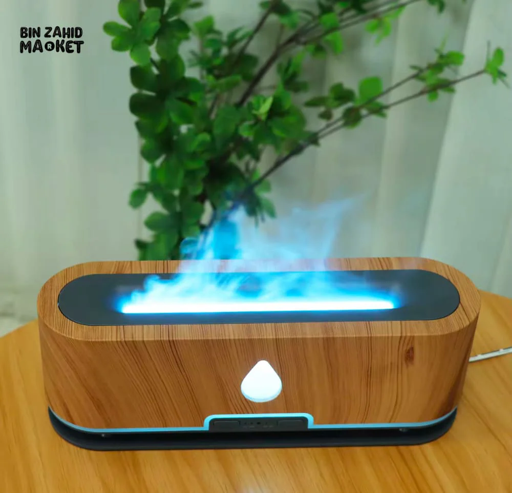 FLAME HUMIDIFIER WITH REMOTE – AROMA DIFFUSER & COOL MIST - Image 4