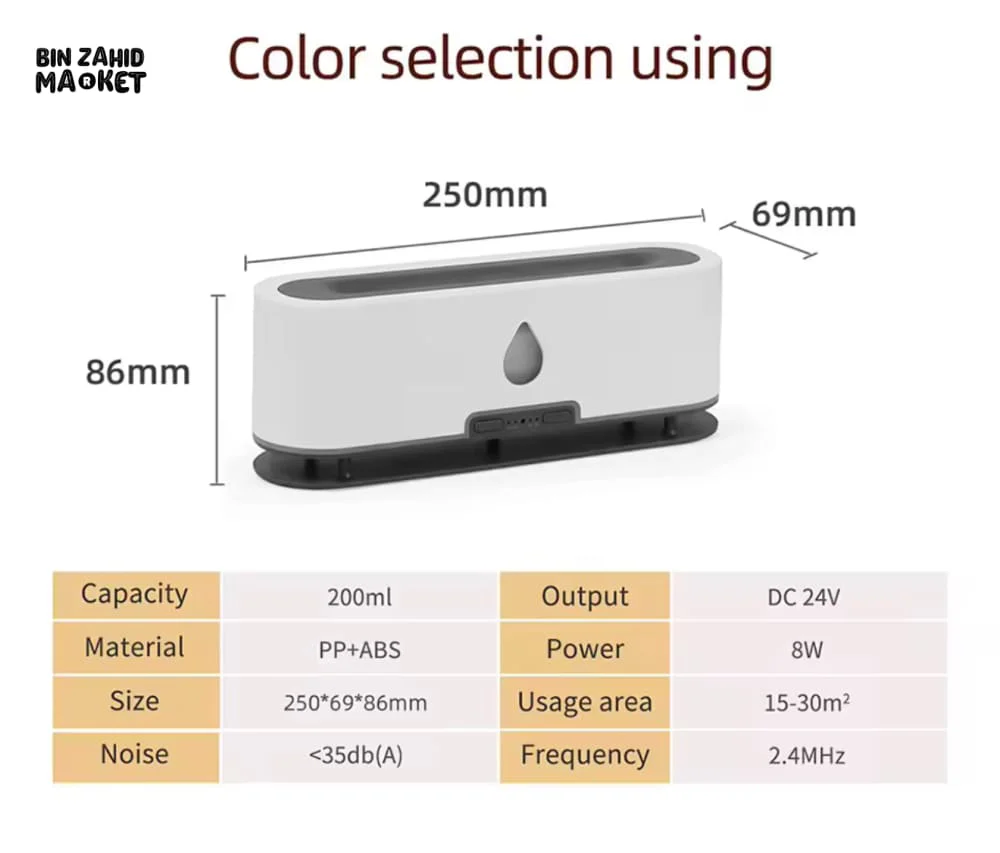 FLAME HUMIDIFIER WITH REMOTE – AROMA DIFFUSER & COOL MIST - Image 6