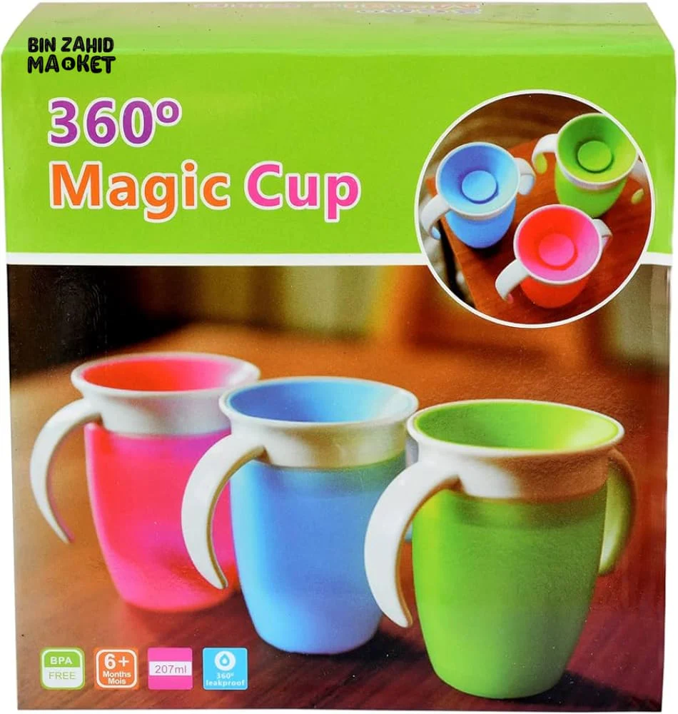 360° SPOUTLESS TRAINER CUP SET FOR TODDLERS - Image 5