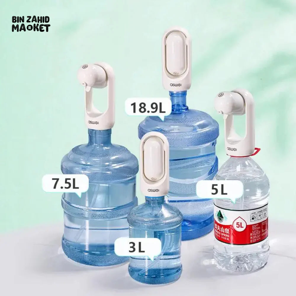 USB RECHARGEABLE AUTOMATIC WATER DISPENSER PUMP PORTABLE ELECTRIC BOTTLE PUMP FOR DRINKING WATER FOLDABLE & EASY TO USE - Image 5