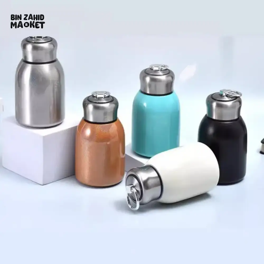 VACUUM INSULATED POCKET FLASK CUP 350ML– 304 STAINLESS STEEL - Image 2