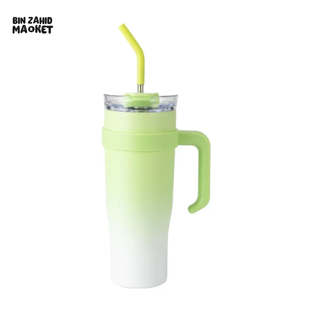 VACUUM INSULATED TRAVEL CUP 304 STAINLESS STEEL SPORTS MUG PORTABLE CAR CUP FOR HOT & COLD BEVERAGES - Image 10