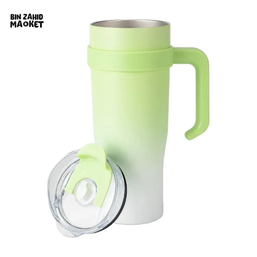 VACUUM INSULATED TRAVEL CUP 304 STAINLESS STEEL SPORTS MUG PORTABLE CAR CUP FOR HOT & COLD BEVERAGES - Image 11