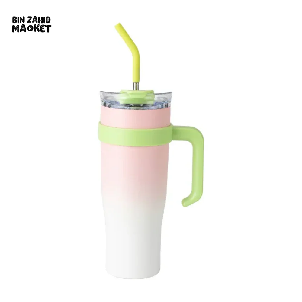 VACUUM INSULATED TRAVEL CUP 304 STAINLESS STEEL SPORTS MUG PORTABLE CAR CUP FOR HOT & COLD BEVERAGES - Image 13