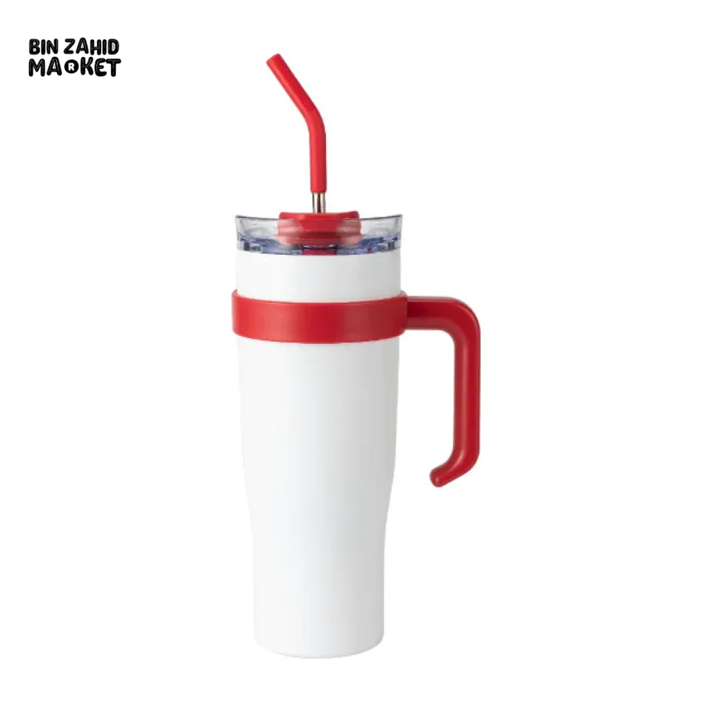 VACUUM INSULATED TRAVEL CUP 304 STAINLESS STEEL SPORTS MUG PORTABLE CAR CUP FOR HOT & COLD BEVERAGES - Image 9