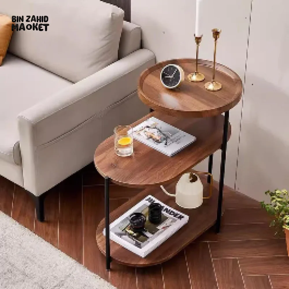 VERSATILE 3-TIERS CORNER SIDE TABLE - Image 2