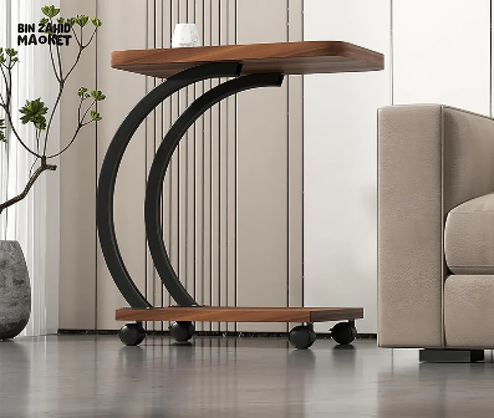 VERSATILE C-SHAPED SIDE TABLE FOR DINNING - Image 2