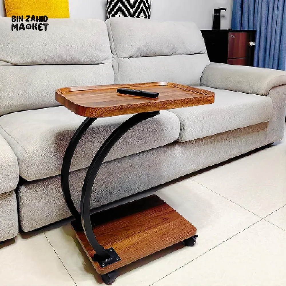 VERSATILE C-SHAPED SIDE TABLE FOR DINNING - Image 3