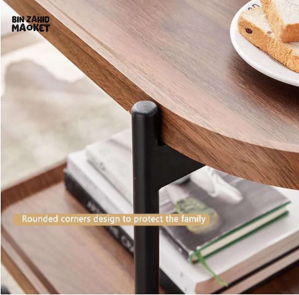 VERSATILE C-SHAPED SIDE TABLE FOR DINNING - Image 5