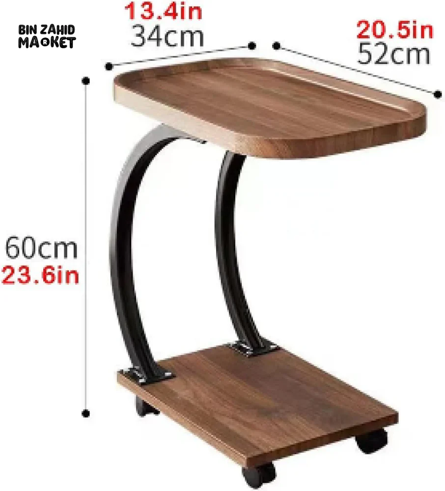 VERSATILE C-SHAPED SIDE TABLE FOR DINNING - Image 6