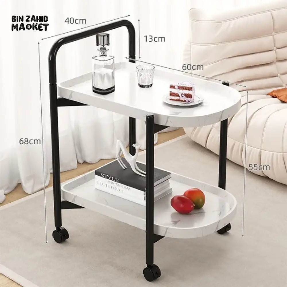 VERSATILE C-SHAPED SIDE TABLE FOR DINNING - Image 7