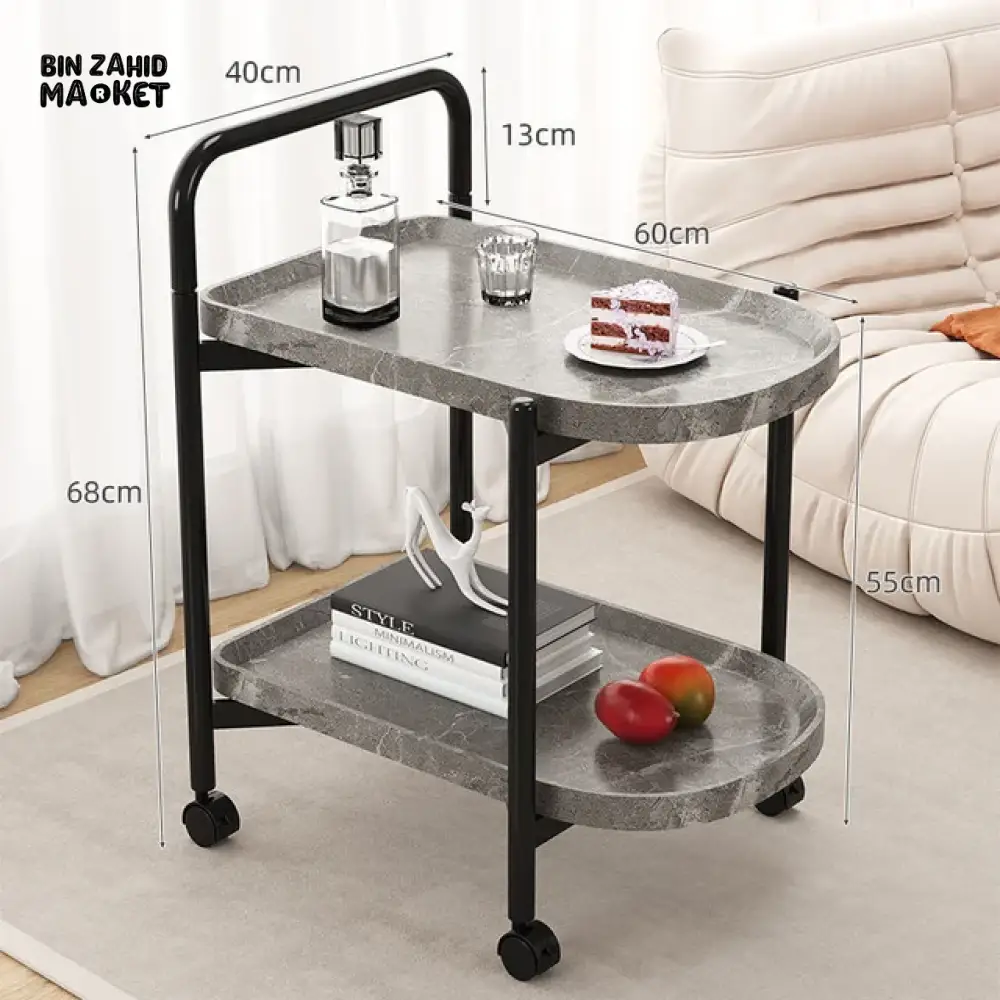 VERSATILE C-SHAPED SIDE TABLE FOR DINNING - Image 8
