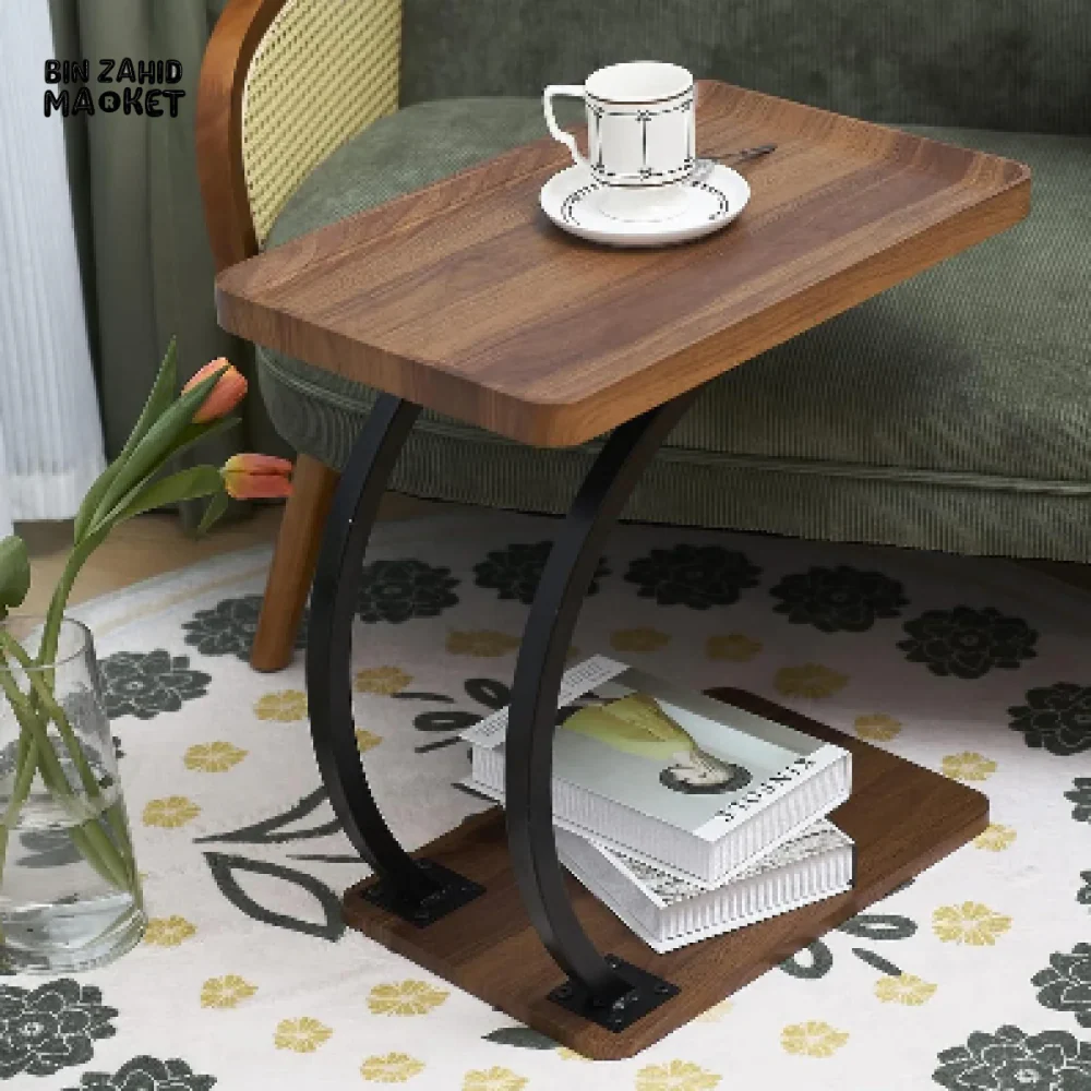 VERSATILE C-SHAPED SIDE TABLE FOR DINNING - Image 9