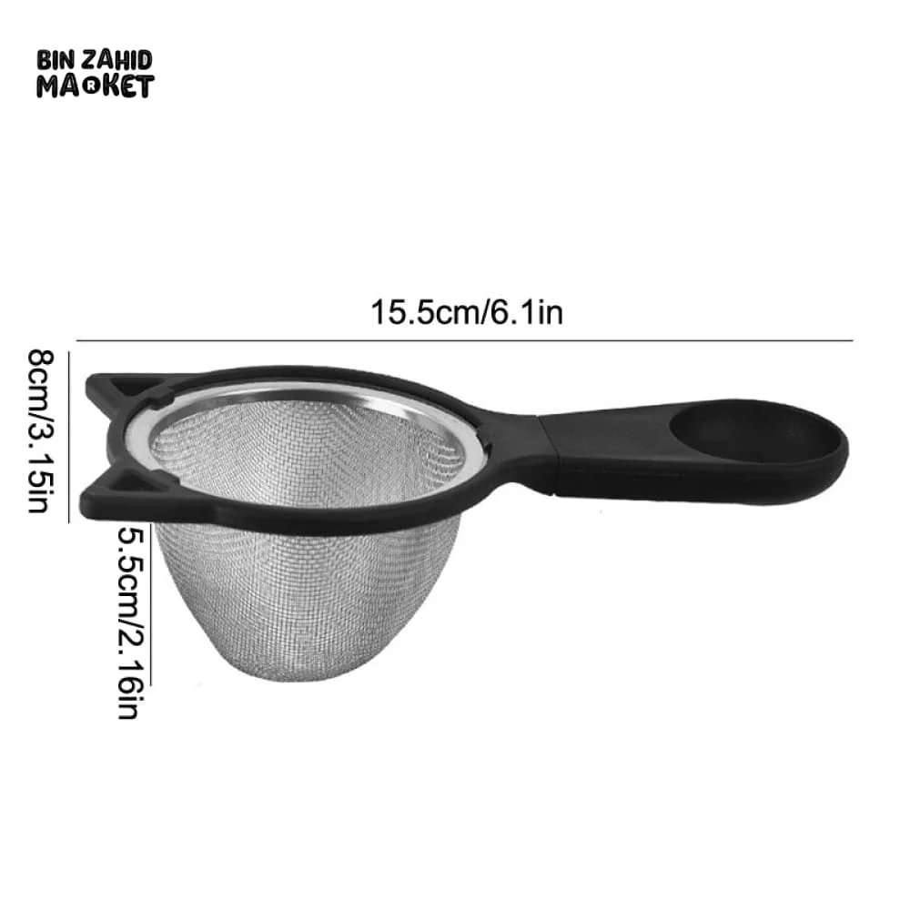 VERSATILE FINE MESH STRAINER – STAINLESS STEEL FLOUR SIEVE FOR COOKING & KITCHEN PREP - Image 5