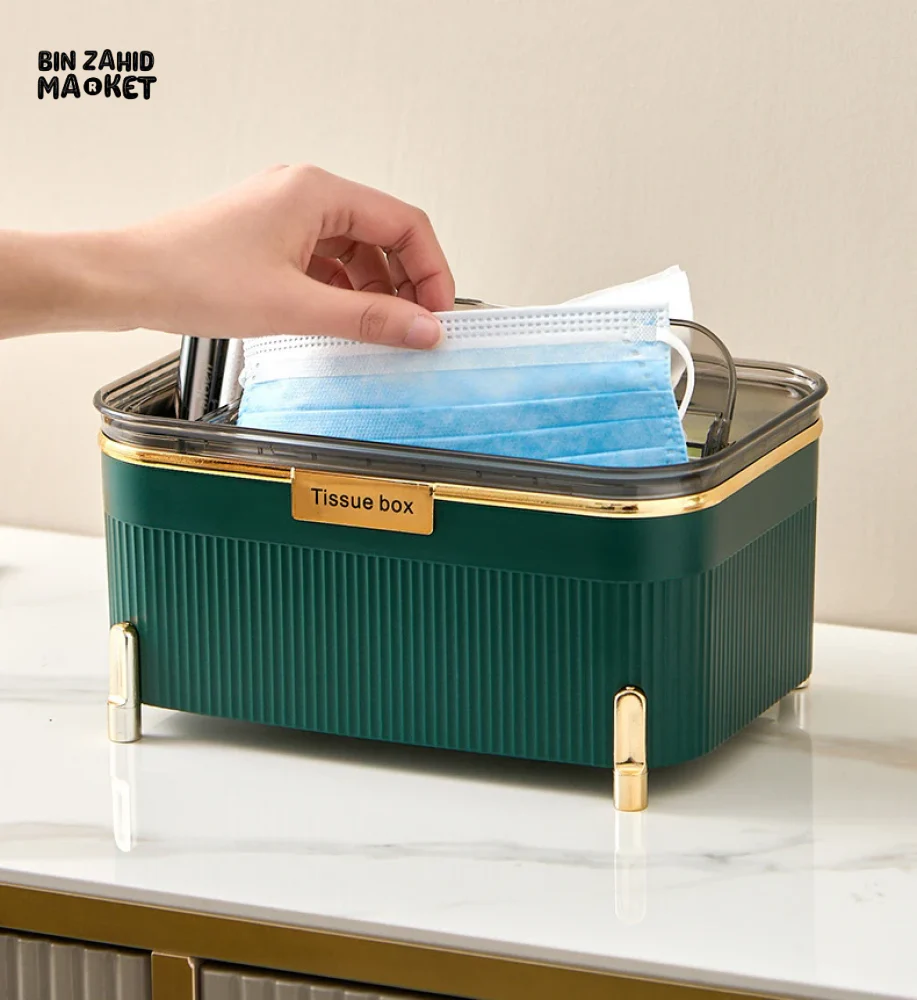 VERTICAL CARTON STORAGE BOX – LUXURY MULTIFUNCTIONAL TISSUE BOX FOR HOME & BATHROOM - Image 5