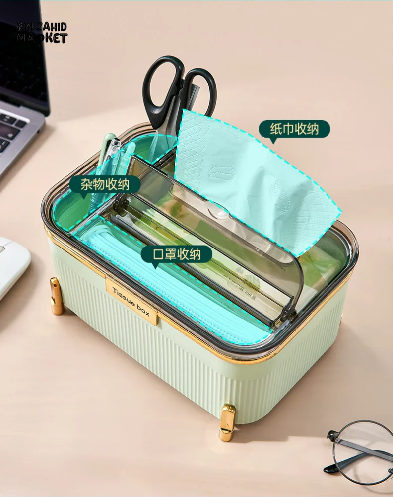 VERTICAL CARTON STORAGE BOX – LUXURY MULTIFUNCTIONAL TISSUE BOX FOR HOME & BATHROOM - Image 8