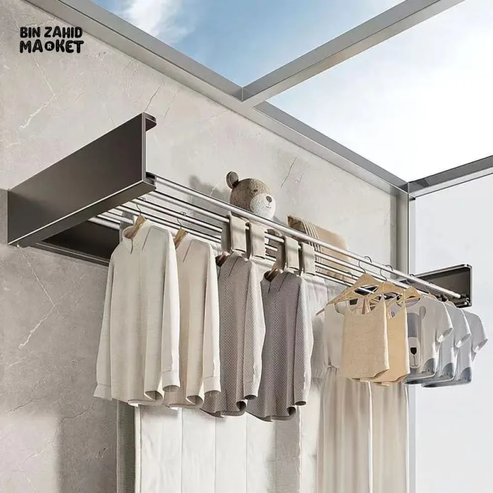 WALL MOUNTED RETRACTABLE LAUNDRY DRYING RACK - Image 5