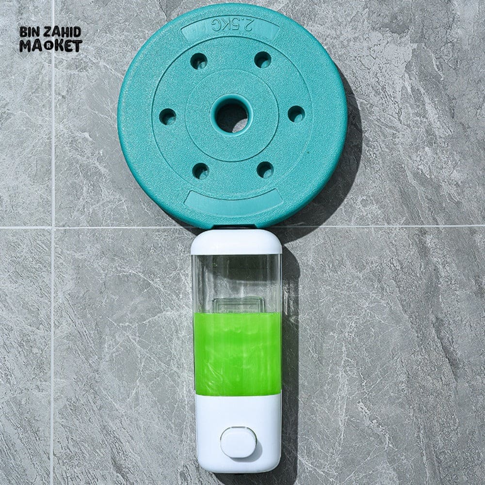 WALL-MOUNTED SOAP DISPENSER – 500ML NON-PERFORATED BATHROOM SHOWER SHAMPOO HOLDER HOTEL & HOME TOILET ACCESSORY - Image 6