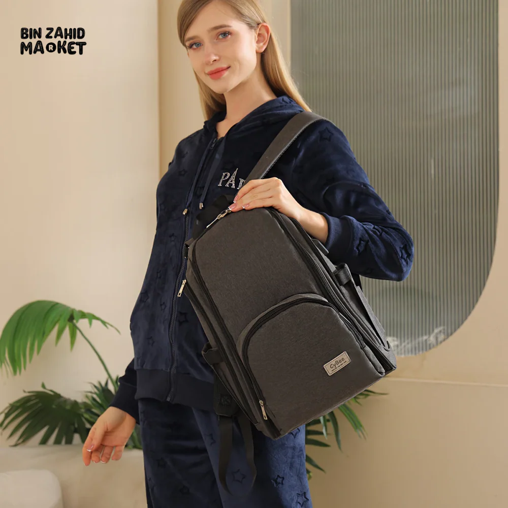WATERPROOF MOMMY BAG HIGH-END MULTI-FUNCTIONAL BACKPACK - Image 5