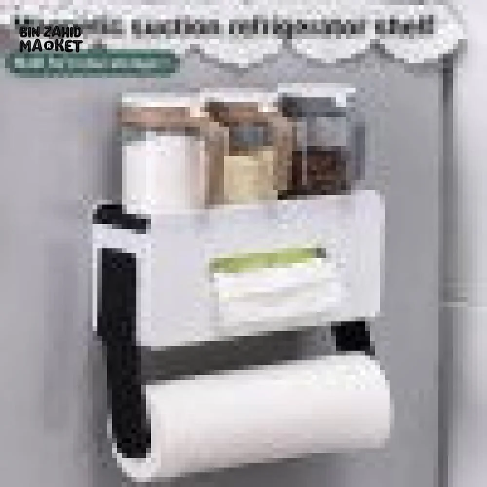 WATERPROOF TOILET TISSUE ROLL PAPER HOLDER & TISSUES DISPENSER WITH SPICE RACK - Image 2